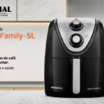 Fritadeira Sem Óleo Air Fryer 5L, Mondial, Preto/Inox, 1900W, 110V - AFN-50-BI
