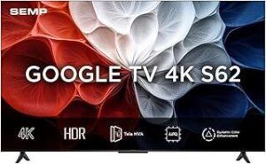 Smart TV Semp 65 Polegadas 4K S62: A Gigante do Custo-Benefício com Google TV!