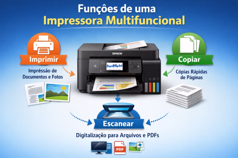 Como Escolher a Impressora Multifuncional Ideal para Casa ou Escritório
