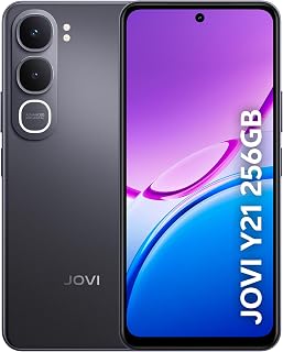 Smartphone JOVI Y21 256GB 8GB RAM Câmera 50MP Bateria 6500mAh (Preto)