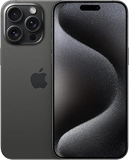Apple iPhone 15 Pro Max (256 GB) — Titânio preto (Seminovo)