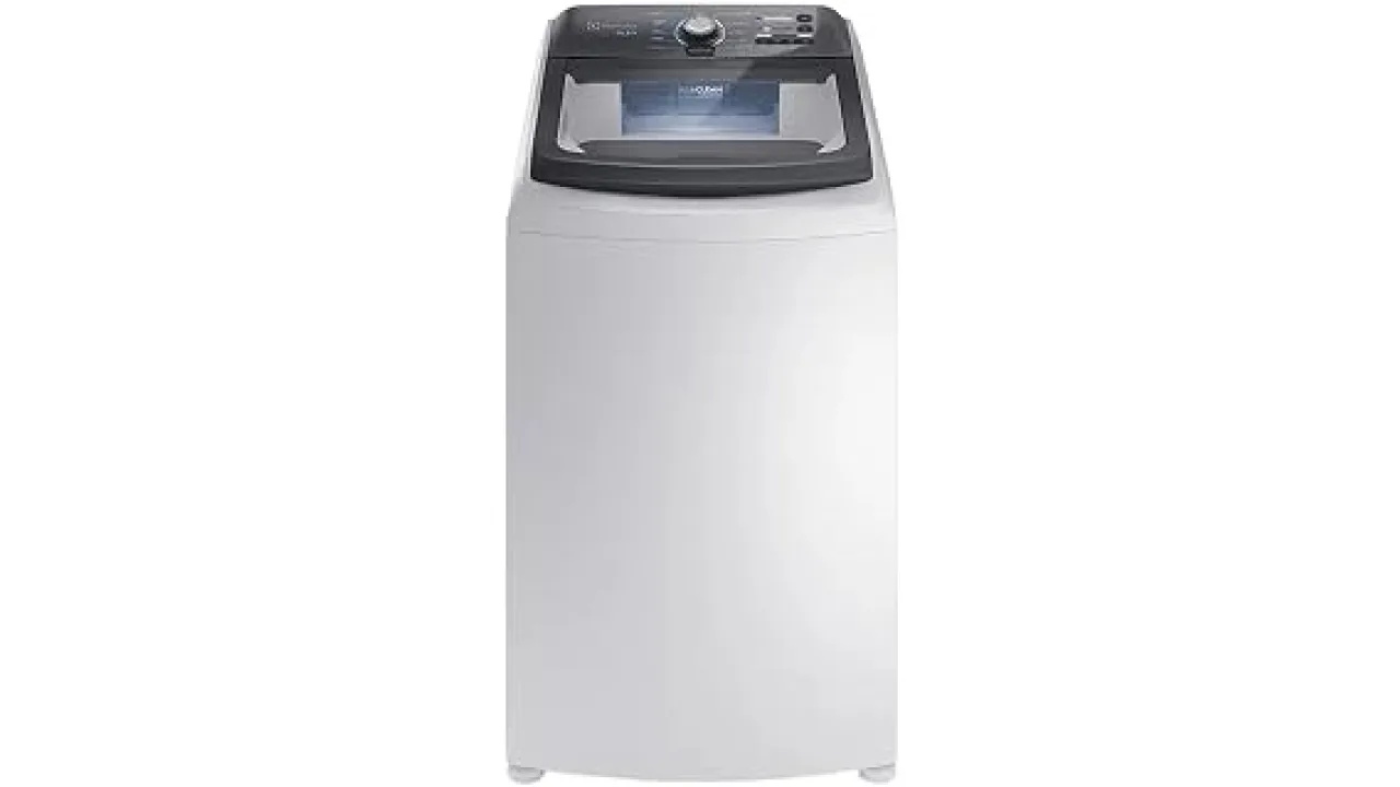 Máquina de Lavar Electrolux 14,5kg Branca Efficient Cesto Inox Jet&Clean 127v LEE15
