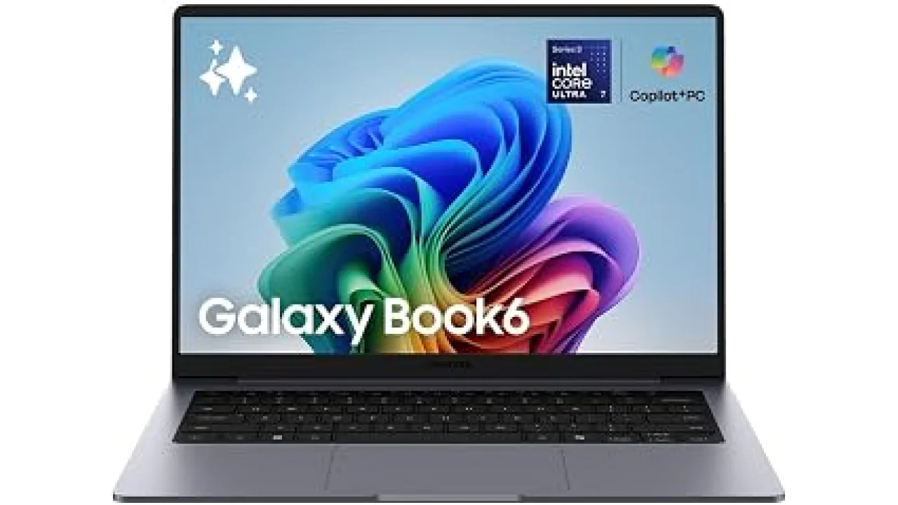 Samsung Galaxy Book6 Tela IPS de 16" WUXGA, Intel® Core™ Ultra 5 325 com NPU de 47 TOPS, 16GB, 512GB SSD, Intel® Graphics, Galaxy AI, Windows 11 Home, 1.74 kg*