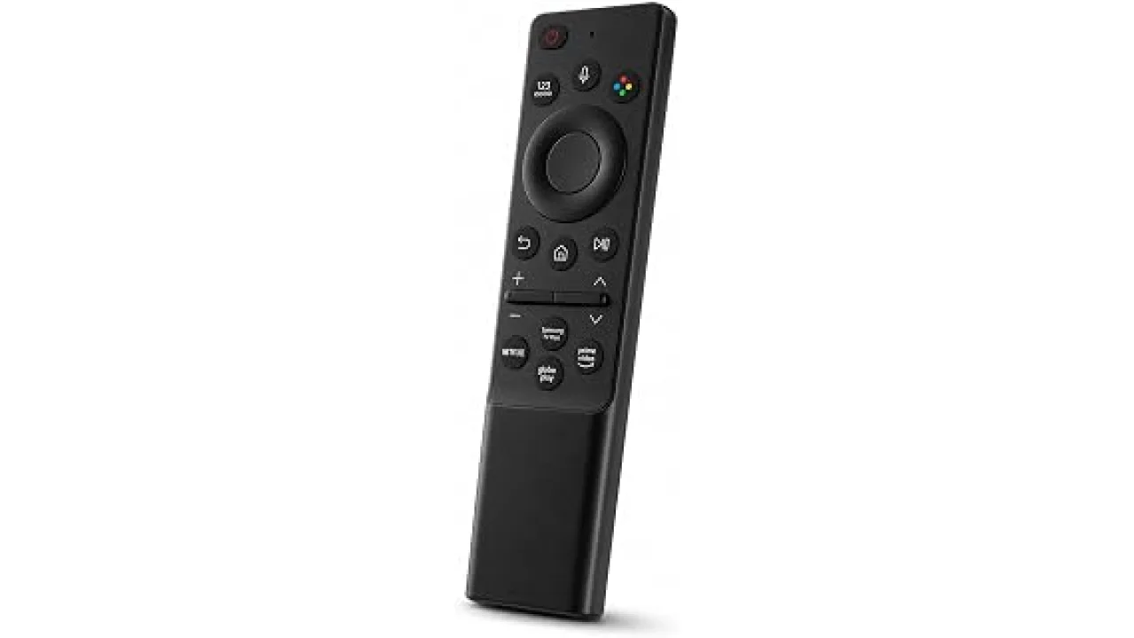 Controle Remoto Compatível com Samsung para Smart TV - Não Precisa Configurar, Teclas de Atalho para Netflix, Prime Video e +2 Aplicativos, Funciona com, TVs 4K, Crystal UHD, QLED, Neo QLED e OLED