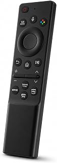 Controle Remoto Compatível com Samsung para Smart TV - Não Precisa Configurar, Teclas de Atalho para Netflix, Prime Video e +2 Aplicativos, Funciona com, TVs 4K, Crystal UHD, QLED, Neo QLED e OLED