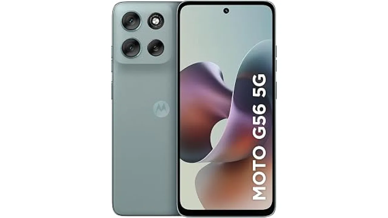 Smartphone Motorola Moto g56 5G - 256GB 24GB (8GB RAM+16GB Ram Boost) e 50MP Sony Lytia 600 Camera Ultrarresistencia militar IP68 + IP69 - Cinza