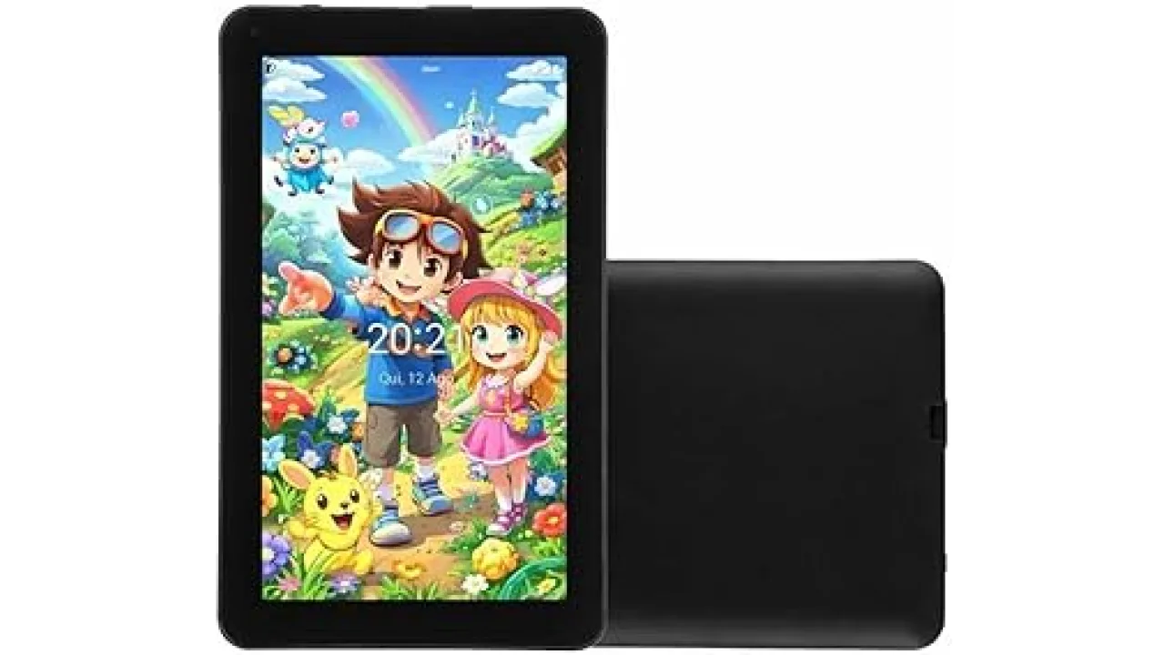 Tablet Mirage Educativo Infantil 7 Pol. Wi-fi 64GB 4GB RAM Quad Core com Controle Parental- 2022TK