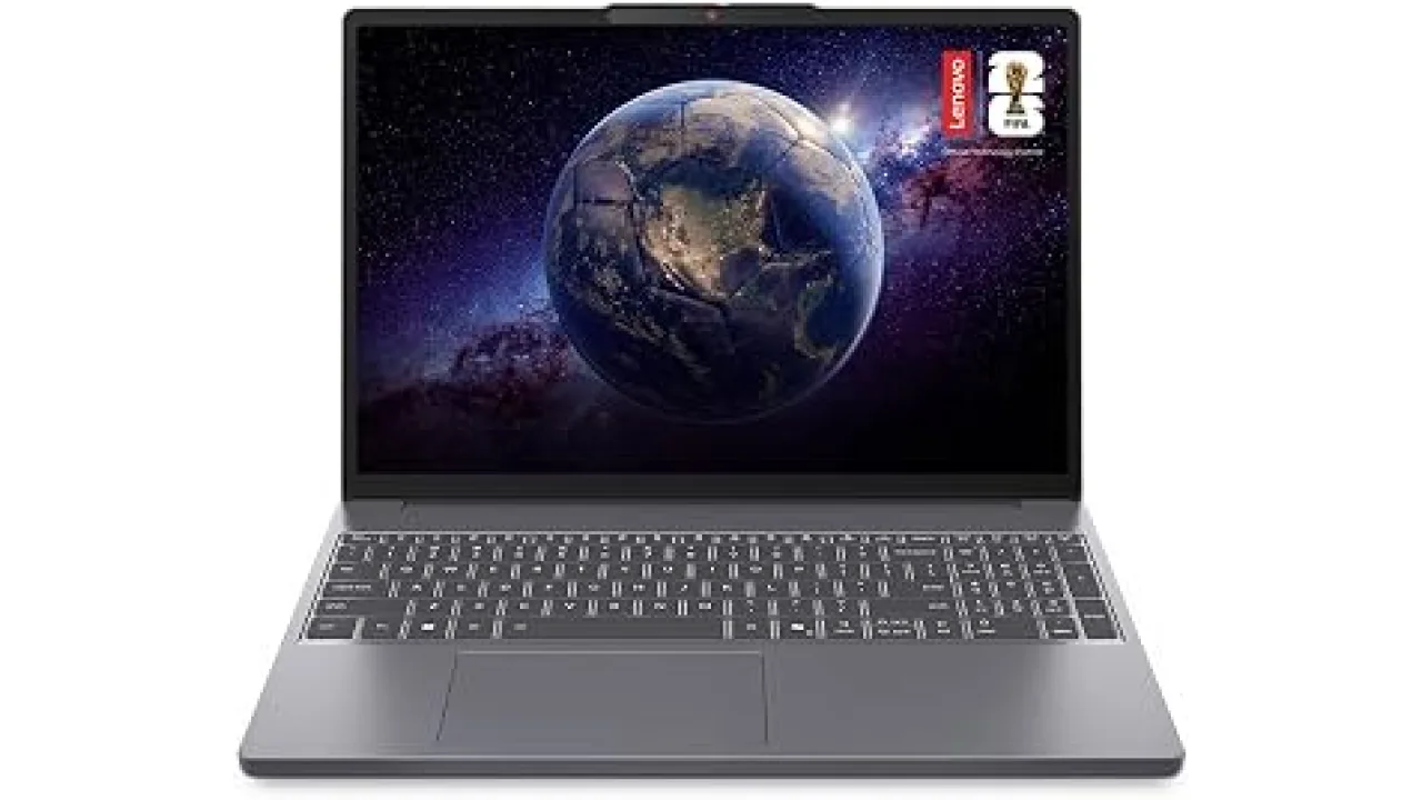 Notebook Lenovo IdeaPad Slim 3 15.3" Luna Grey - Intel Core 3 100U, 8GB RAM, 256GB SSD, Windows 11