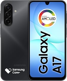 Celular Samsung Galaxy A17, 256GB, 8GB, 50MP Tela 6.7", IP54 - Preto