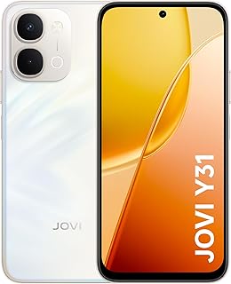 Smartphone JOVI Y31 256GB 8+8GB RAM Câmera 50MP Bateria 7200mAh - Branco Lírio