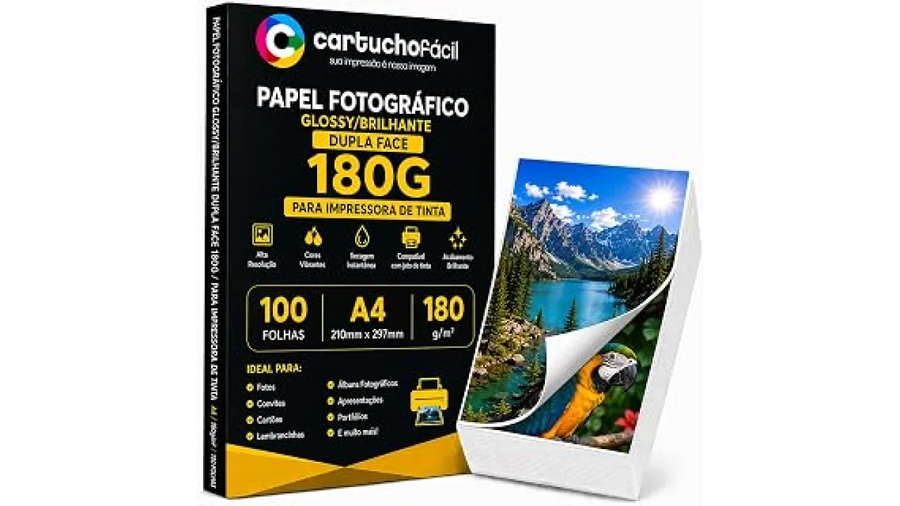 Adequado para impressora canon canon papel fotográfico: Análise Completa do Dupla Face A4 180g/m² Glossy