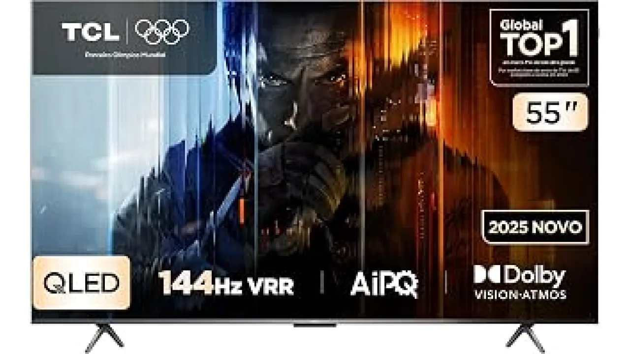 TCL QLED Smart TV 55 P8K 4K: Vale a Pena Comprar a TV de 144Hz para Jogos e Filmes?