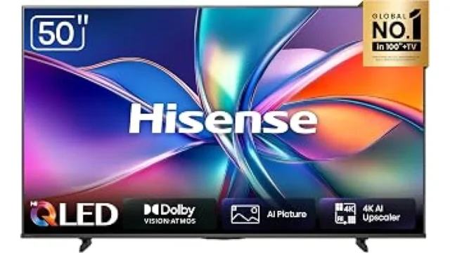 Hisense Smart TV 4K Hi-QLED 50" Polegadas 50Q6QVV: Vale a pena investir na imagem QLED?