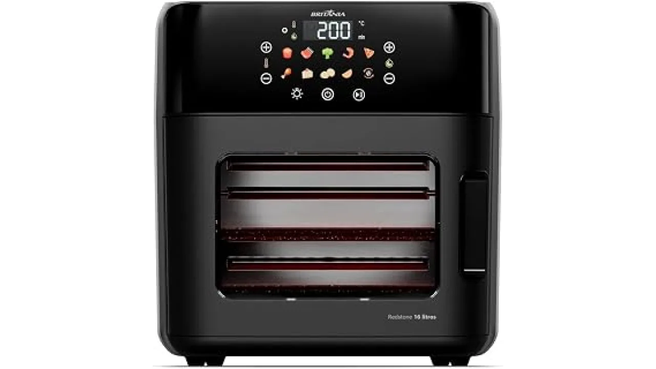 Fritadeira Air Fryer Oven Britânia 16L 10 Programas Automáticos BAF16B 127V
