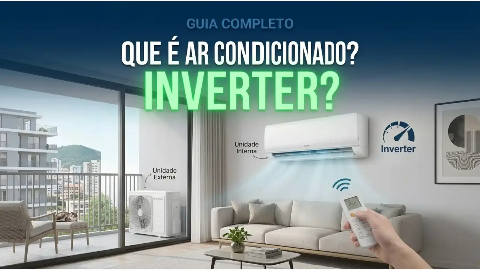 O que é ar condicionado Inverter? Entenda por que ele mudou o jogo